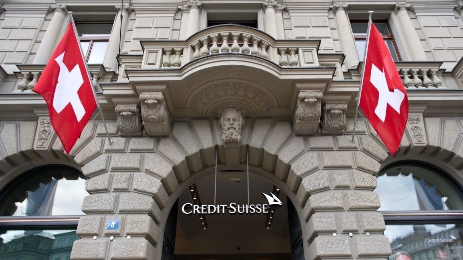瑞士信貸銀行陷入財務危機。（Shutterstock）