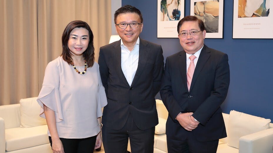 陳家強表示不確定性裏其實充滿機會，鼓勵年輕人正面看待不確定性。（圖片由香港恒生大學提供）