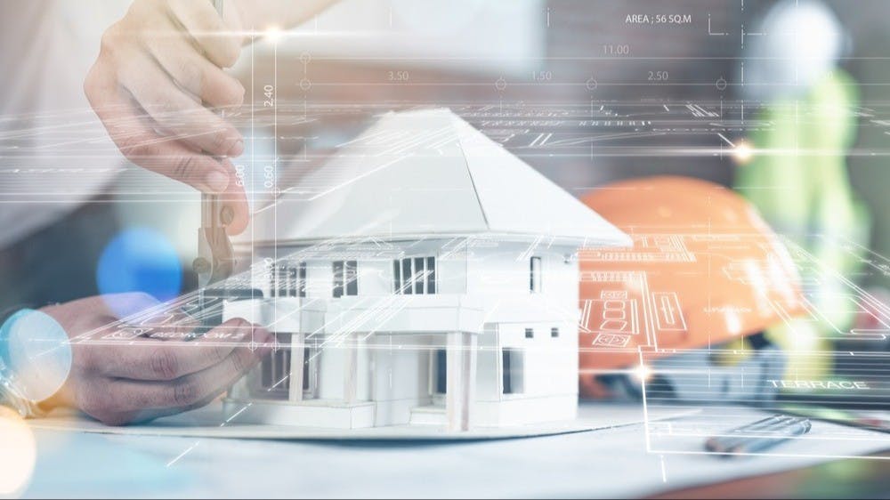 學生設計校園時，除了繪製平面圖，還可以製作立體模型。（Shutterstock）