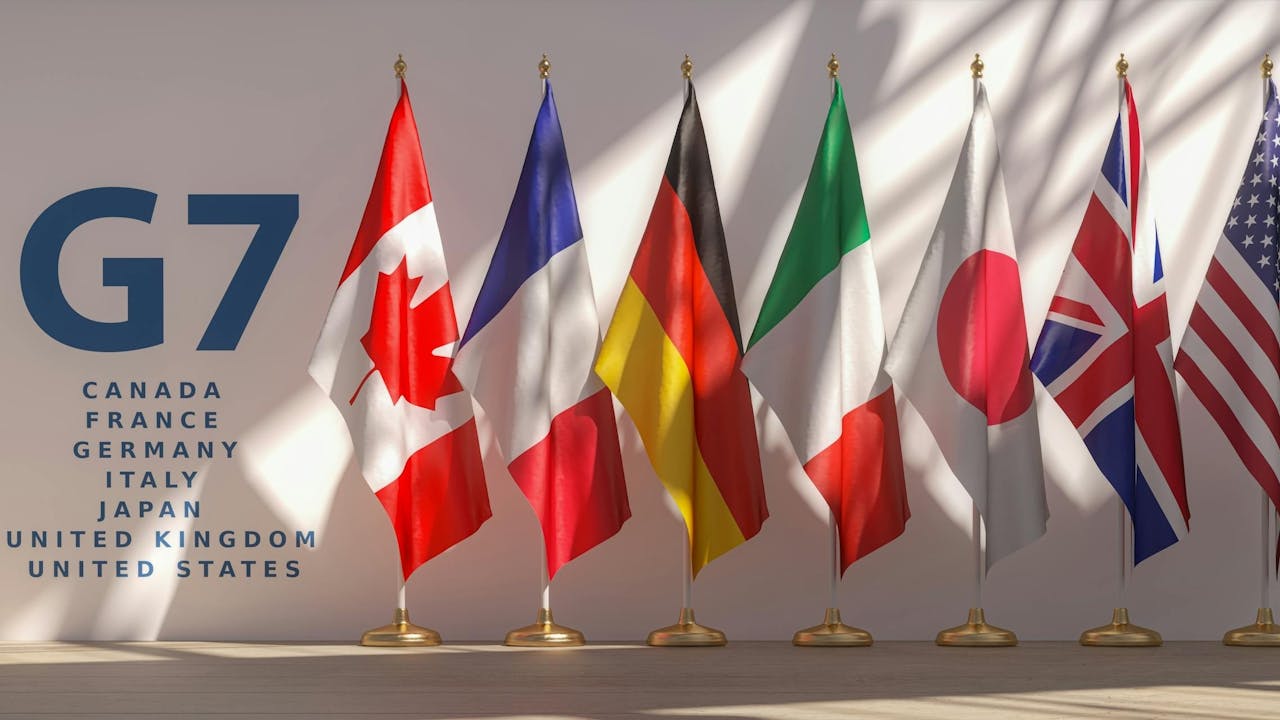 由於美加決裂，G7有可能變為由英法德意加組成的G5。（Shutterstock）