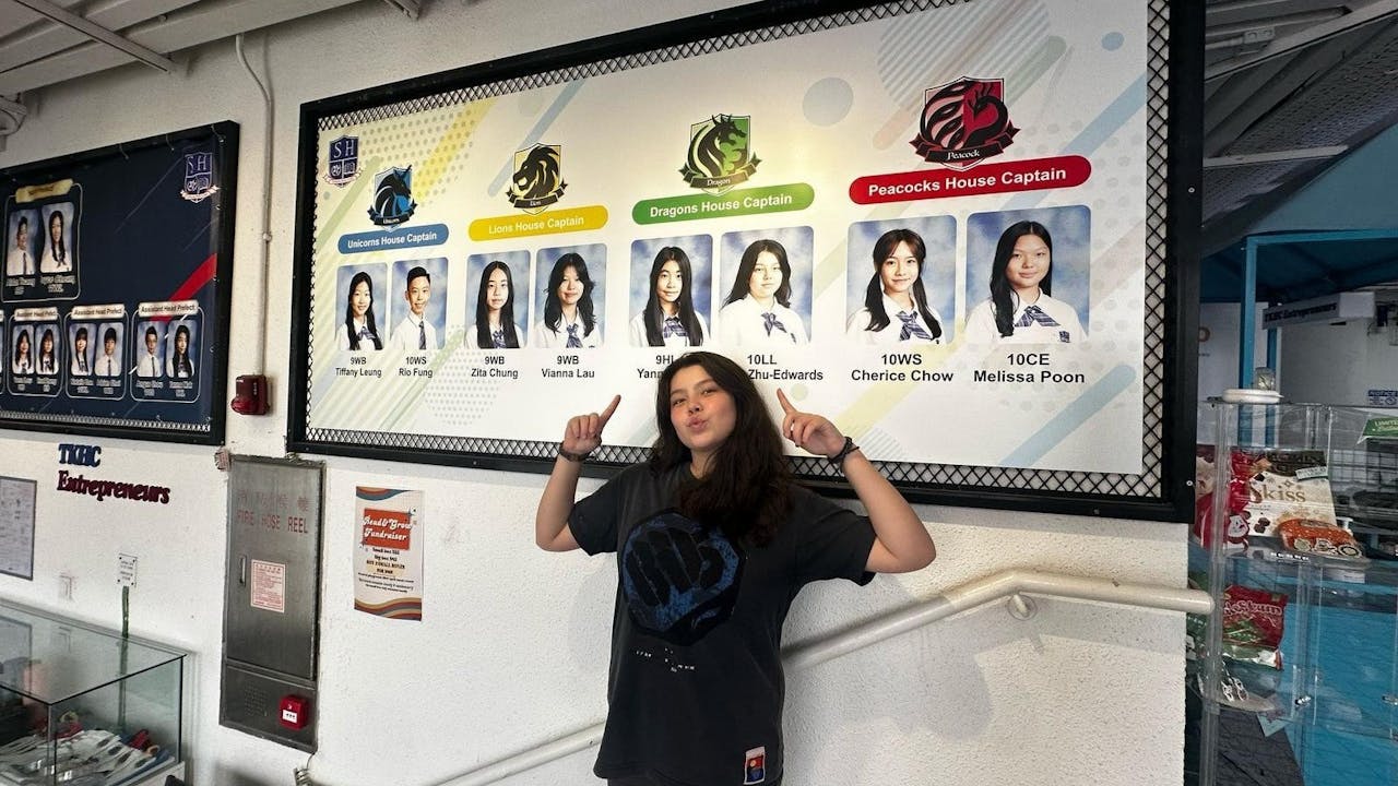 Zee是大光德萃書院Dragon House的House Captain，帶領社員參加比賽：「輸嬴不重要，至緊要開心」。