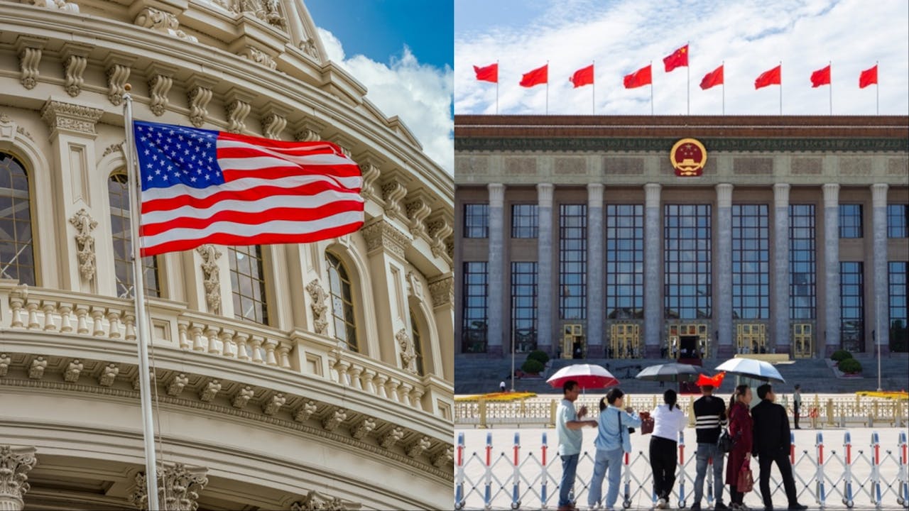 中美兩國達成貿易協議，互相將加徵對方進口商品的關稅率大幅調低。（Shutterstock合成圖）