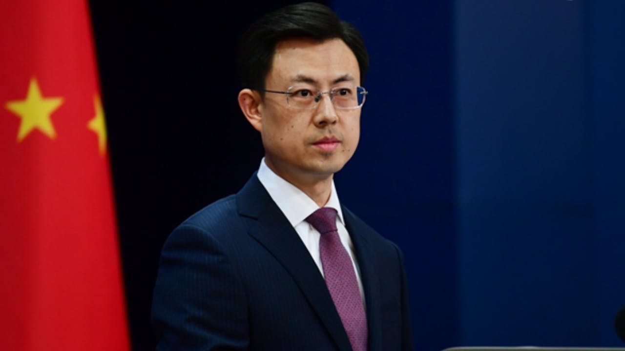 中國外交部日前發布了「中國不跪！中國不退！」的雙語視頻，傳達了中國對美國關稅戰的強硬態度。（中華人民共和國外交部圖片）