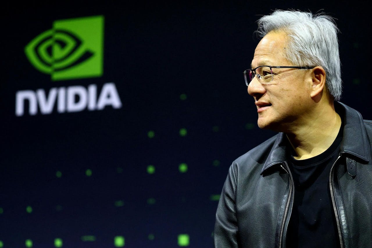 黃仁勳表示，輝達（Nvidia）謙遜的創業歷程，是他不相信選擇贏家策略的原因之一。｜Photo Credit:REUTERS
