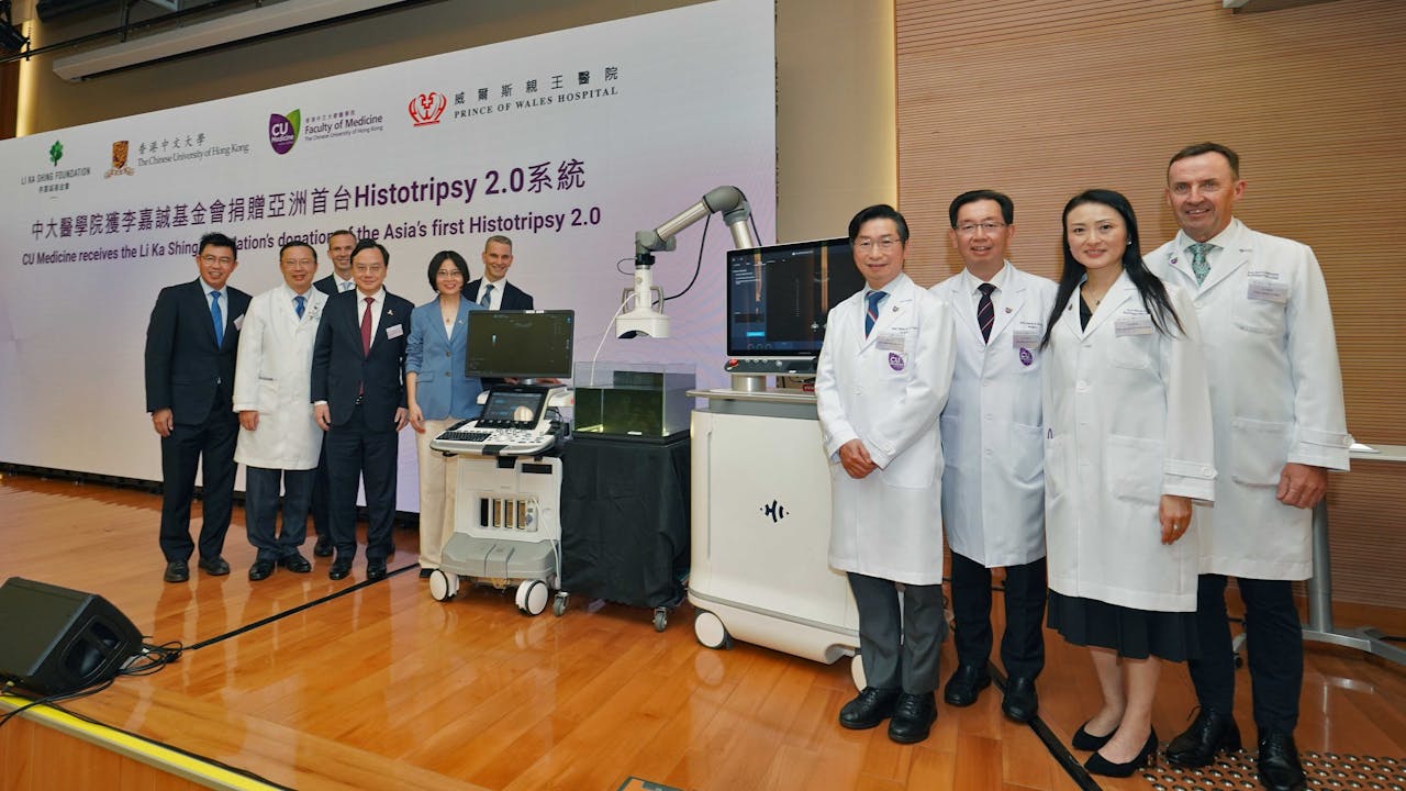 Histotripsy憑藉其低成本、高效率及無創特性，有望為香港醫療經濟帶來顯著正面影響。（中大醫學院圖片）