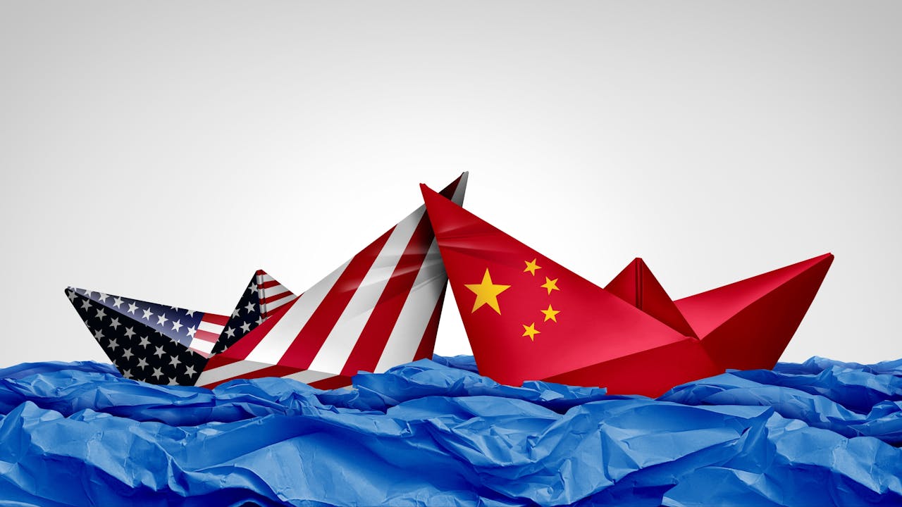 自美國總統特朗普就職以後，中美博弈的趨勢有增無減。（Shutterstock）