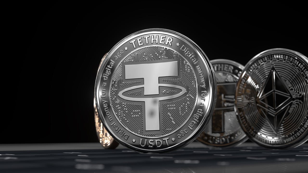 全球流通量最大的穩定幣是Tether發行的USDT，市值接近1600億美元。（Shutterstock）