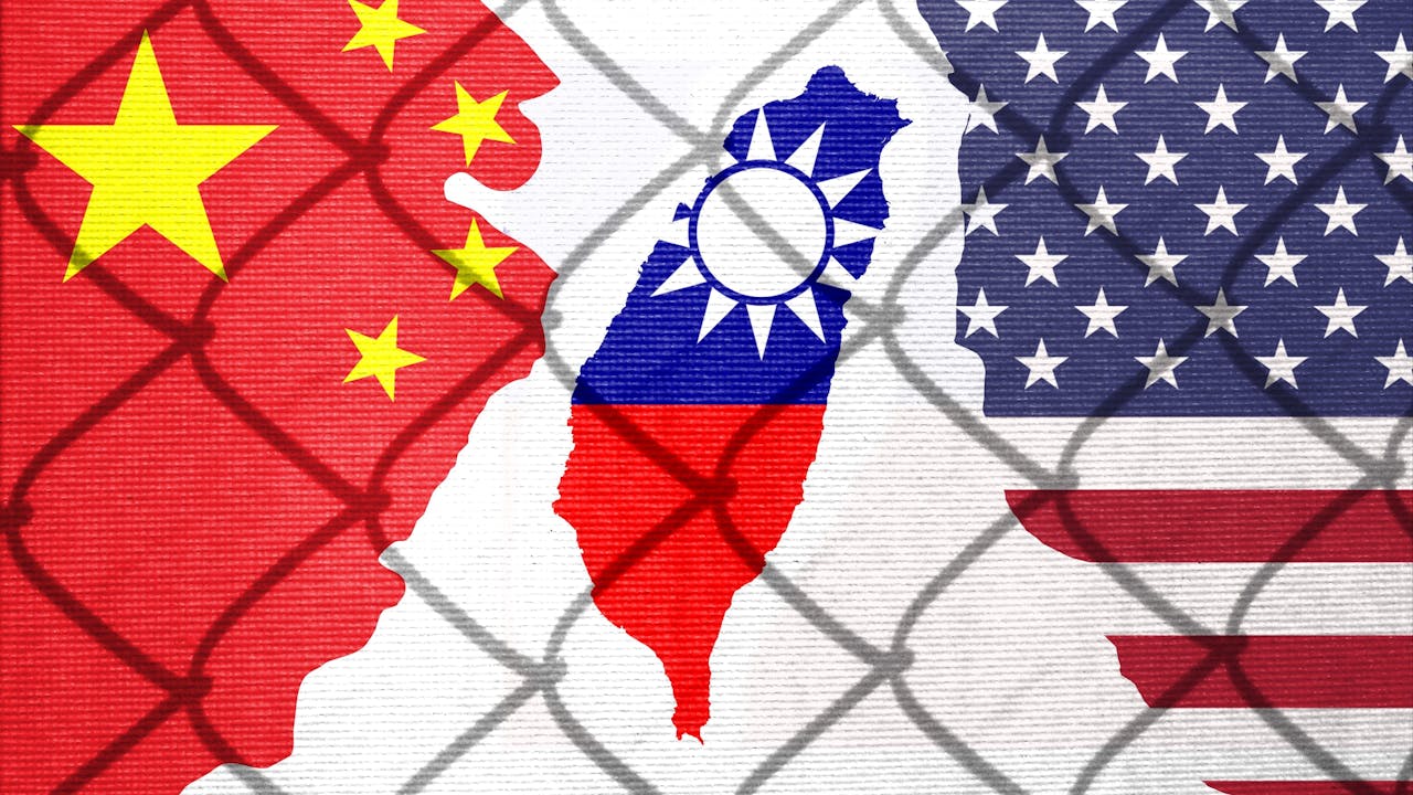 台灣的軍演性質很受中美的實力所決定。（Shutterstock）