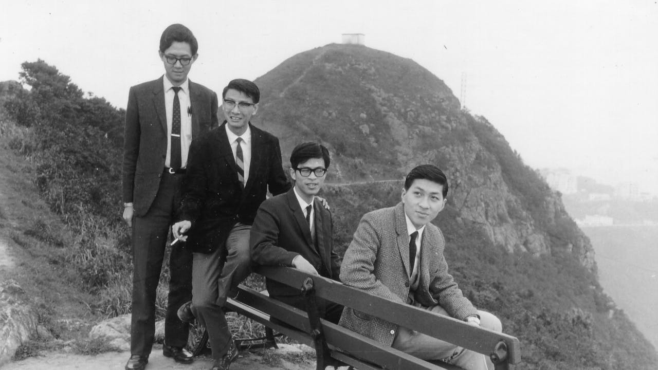 我當時和數學系的同事們相處十分融洽，幾個特別老友的，放假時會結伴去遊玩。（作者提供）