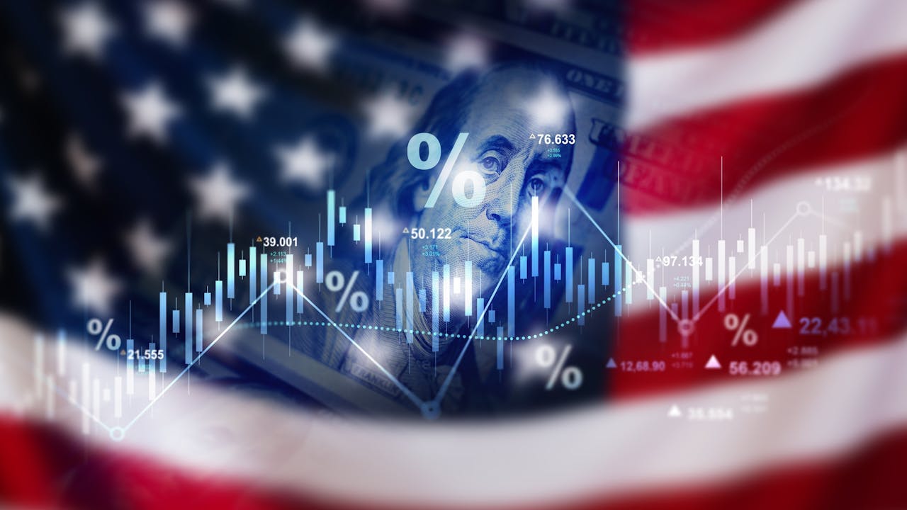 2025年第一季，美國的GDP已經縮水了0.5%。（Shutterstock）