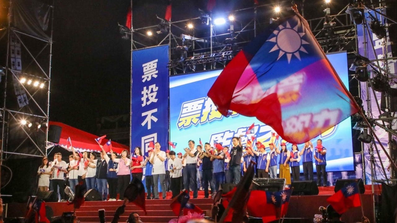 大罷免反對者或因在被看淡的情況下取得勝利，從而與民進黨政府對着幹的決心更堅定。（中國國民黨Facebook）