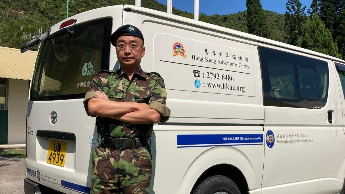 作者在數年前接受了少年軍的導師訓練。（作者提供）