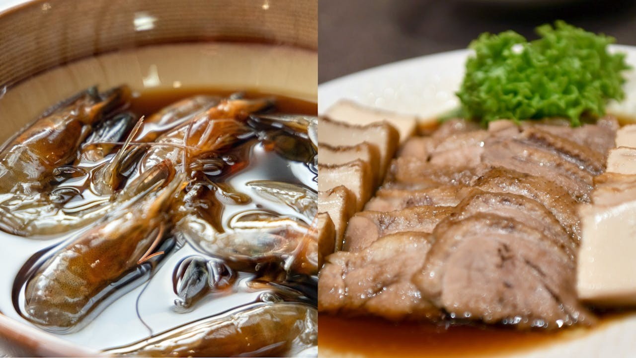 生醃蝦、滷水鵝、煎蠔烙等等菜式，都是著名的潮洲菜。（Shutterstock）