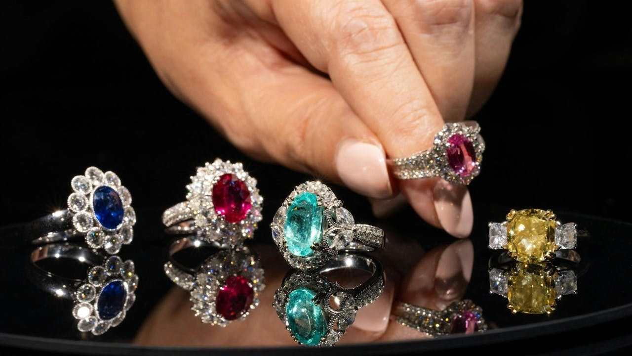 行內有句話「色差一分，價差千里」。對彩色寶石而言，顏色就是它的靈魂，也決定了寶石的身價。（作者提供）