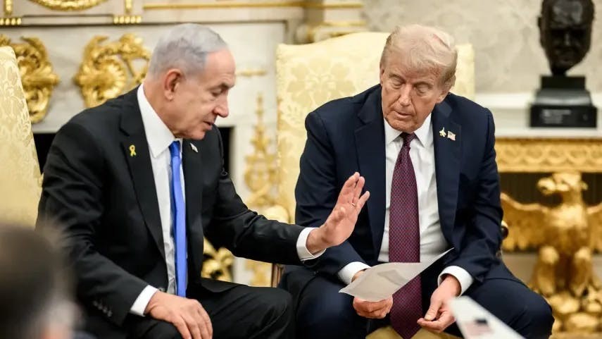 以色列與美國的特殊盟友關係,使特朗普毫無底線地偏袒以色列。(白宮圖片)