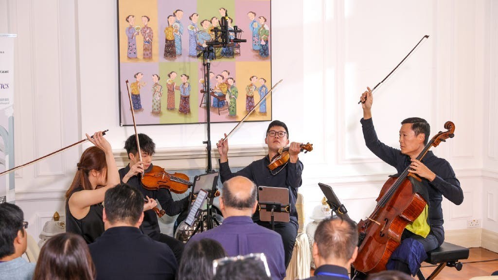 誼樂社十多年來組辦的「樂．憶古蹟人情事」系列，在本地歷史古蹟演奏兼懷緬往昔。（誼樂社）