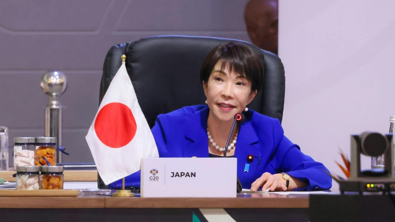 有社論言,高市首相存在本身可能成為日本存亡危機。(日本首相官邸)