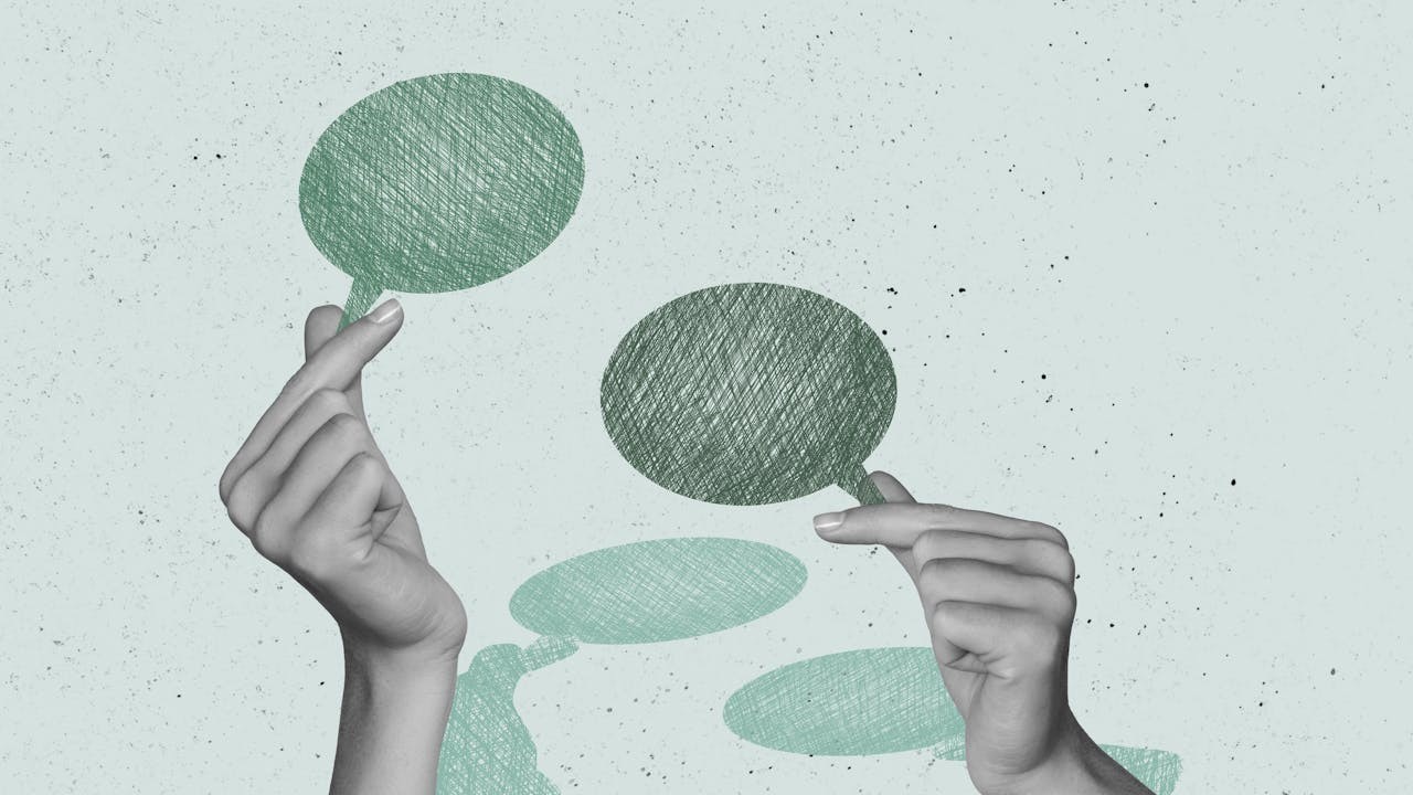 用同感心真誠對話的力量很大。(Shutterstock)