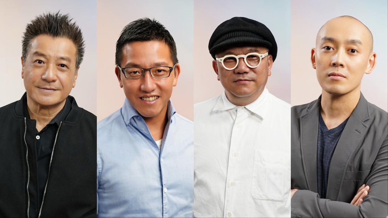 作者早前分別訪問（左起）演員石修、音樂人陳雋鶱、攝影師鄧鉅榮、舞蹈家楊浩。（作者提供）