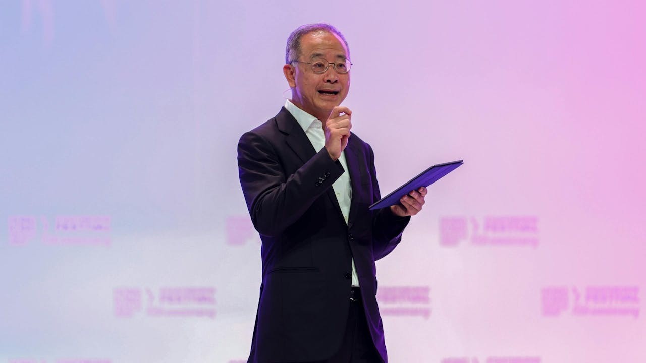 金管局總裁余偉文指金融科技2030策略願景,聚焦四大重點領域。