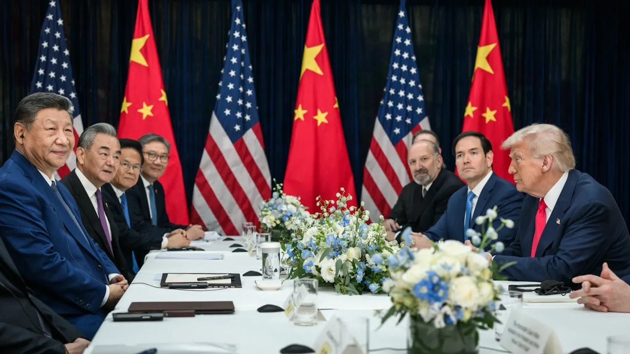 老闆話,習特會雖然無解決中美所有問題,但令到很多有切身利益的人很無奈。(白宮圖片)