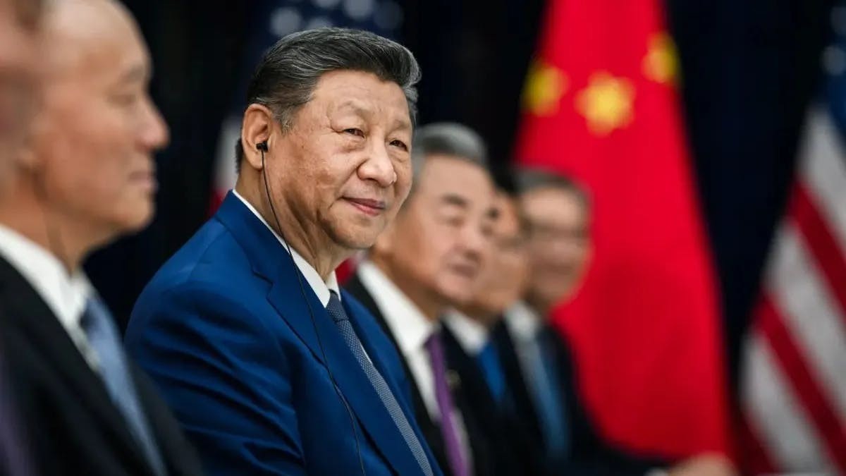 中國在習特會之後的聲明低調平實,新華社的新聞稿引述習近平稱「兩國經貿團隊就重要經貿問題深入交換意見,形成了解決問題的共識」。(白宮圖片)