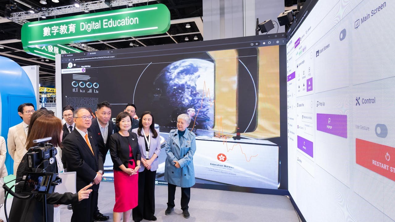 今年7月，教育局主辦首屆數字教育周。（政府新聞處）