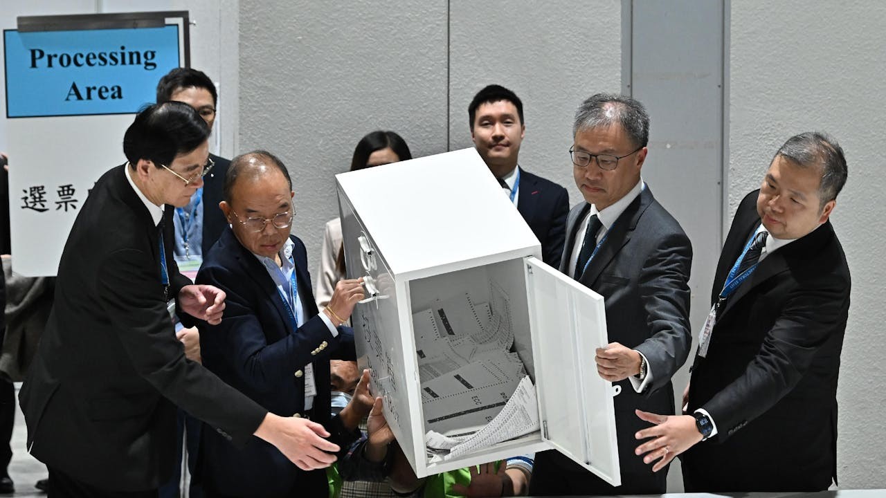 雖然今屆出現不少政壇新面孔，但作為第一大黨的民建聯，得票率卻顯著下跌。（政府新聞網）