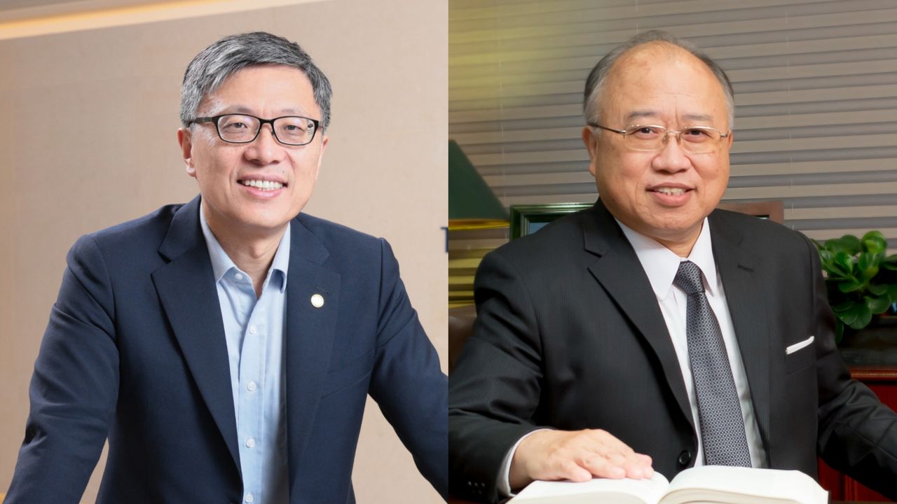 沈向洋(左)與廖長城(右)的兩項續任自今年3月6日起生效,任期三年。