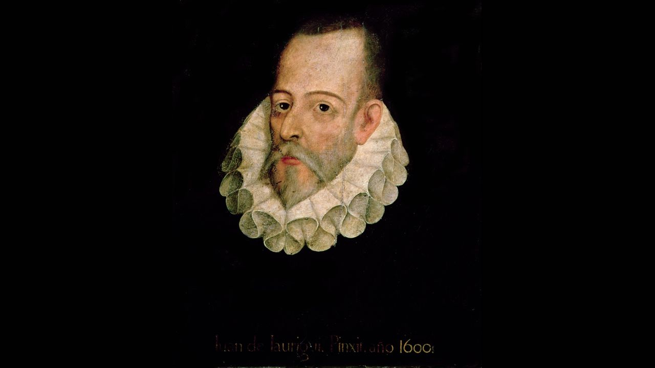 塞萬提斯（圖）與莎士比亞皆被後世認為是現代文學的開山祖。（Wikimedia Commons）