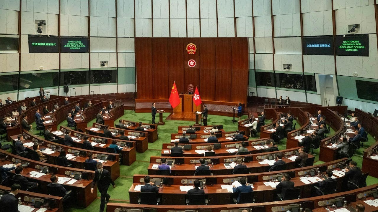 第八屆立法會元旦日舉行宣誓儀式。(政府新聞處)