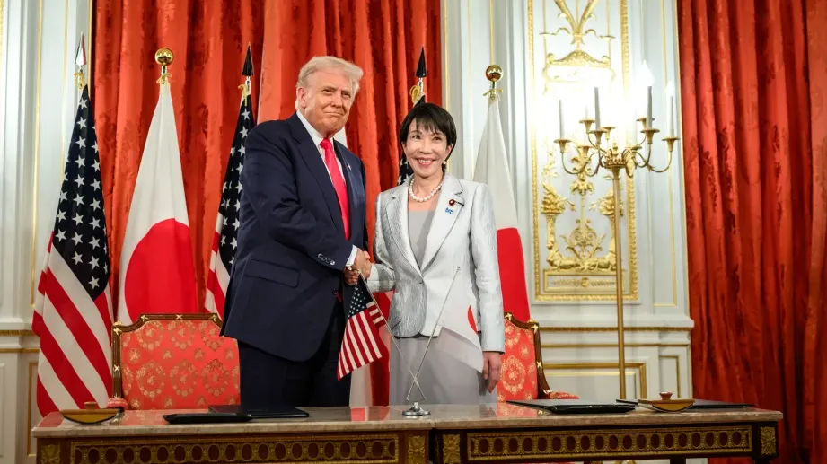 如今日本在中美競爭的背景下得到特朗普的縱容，更是蠢蠢欲動。（白宮）