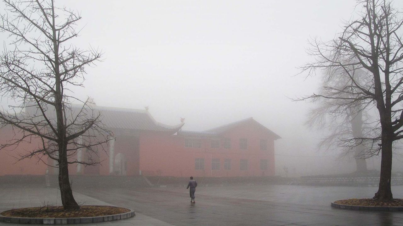 乍暖還寒這種氣候變化，恰似修行路上的種種考驗。（作者提供）