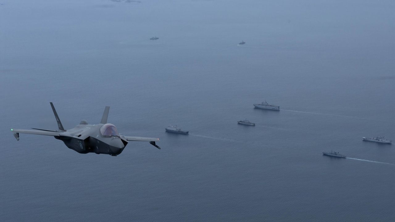 伊朗掃平美國在中東的美軍軍事基地,美國對伊朗便主要靠來自中東以外的戰機。(美國戰爭部Facebook)