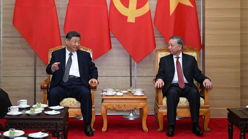 蘇林重視加強與中國的關係。（中國政府網）