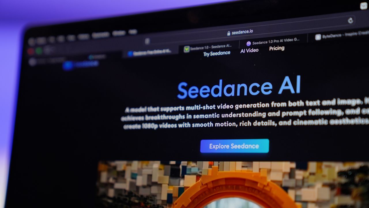 字節跳動推出的Seedance 2.0可根據文本或圖像創建電影級影片。(Shutterstock)