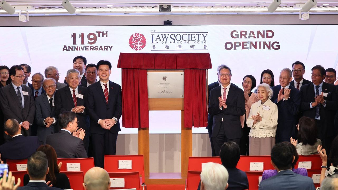 香港律師會會長湯文龍在新會址開幕禮表示,新辦公室反映法律專業的持續成長。