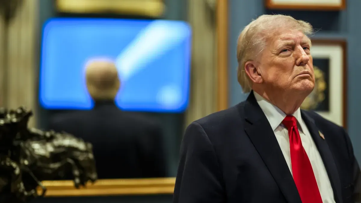 且看特朗普如何拆招，在打不贏的情況下鳴金收兵，兜回所剩無幾的面子。（白宮）