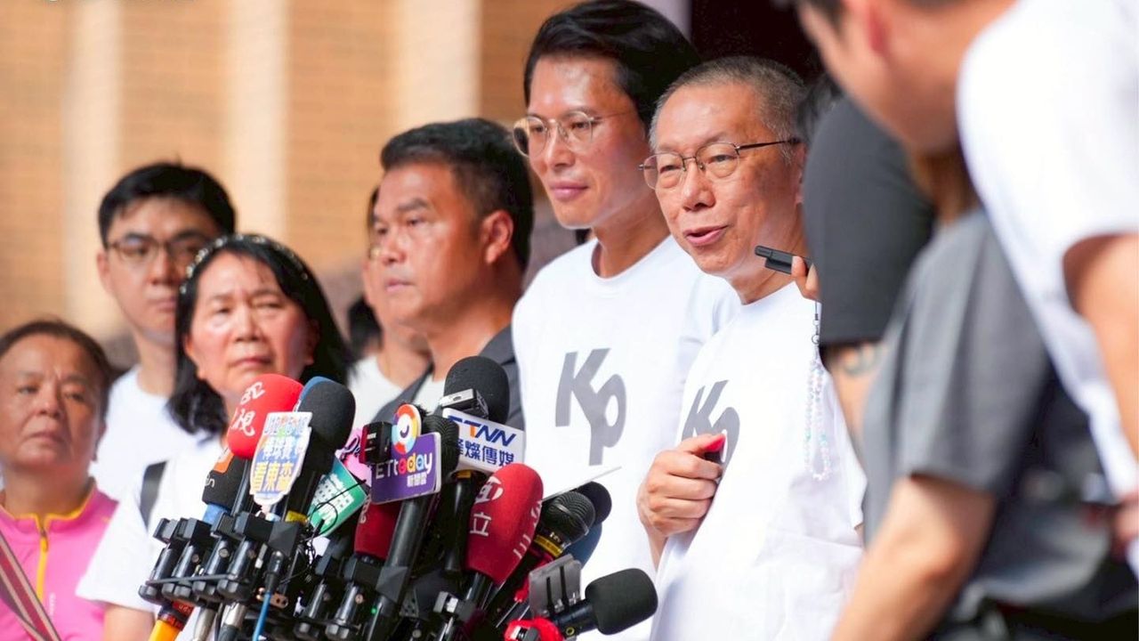 柯文哲被台北地方法院宣判一審有罪，判入獄17年、褫奪公權6年。（柯文哲Facebook）