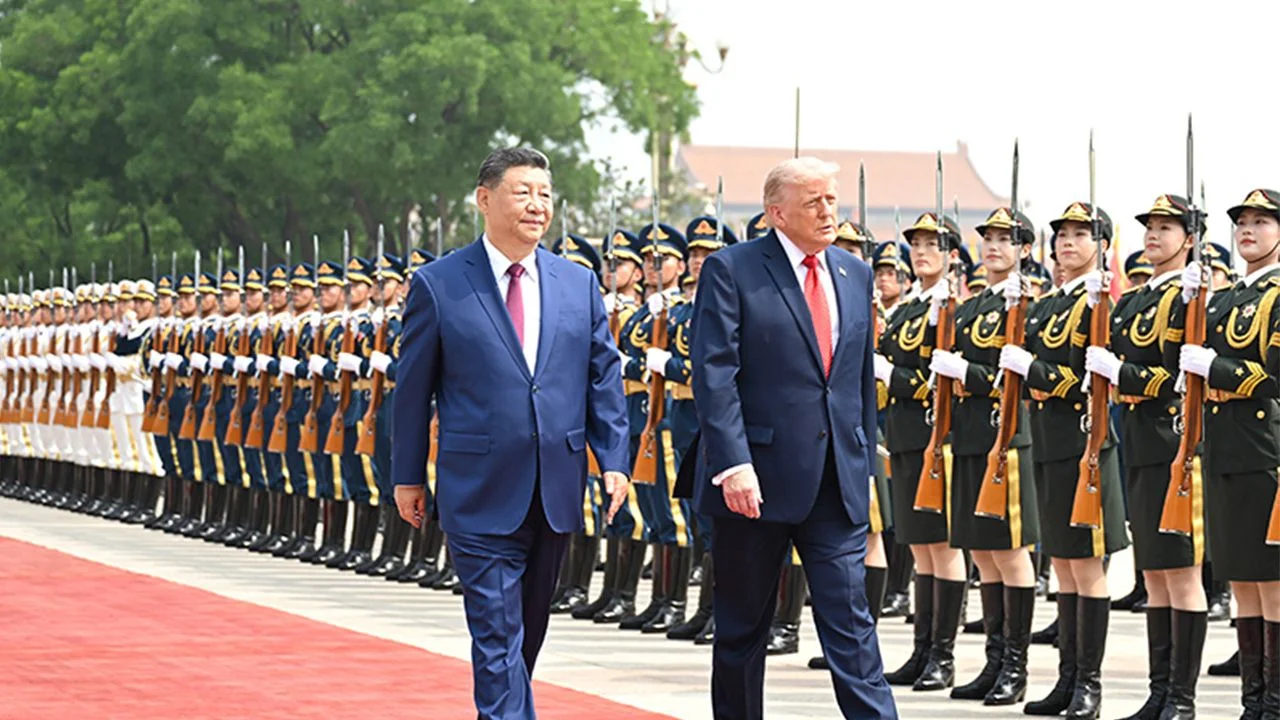 會談為中美關係樹立新的框架、管控風險、經貿回暖、明確台灣問題的底線。（中國政府網）