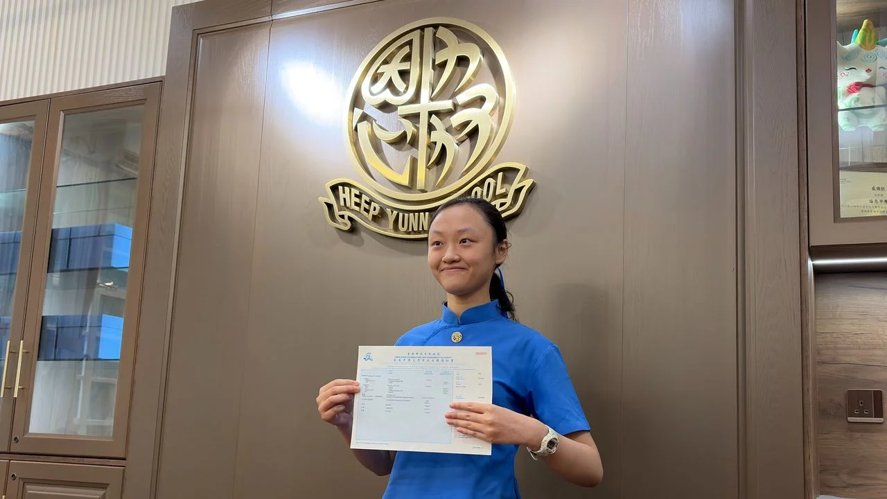 劉彥彤說平時挺喜歡寫筆記，尤其是理科資訊量較大。