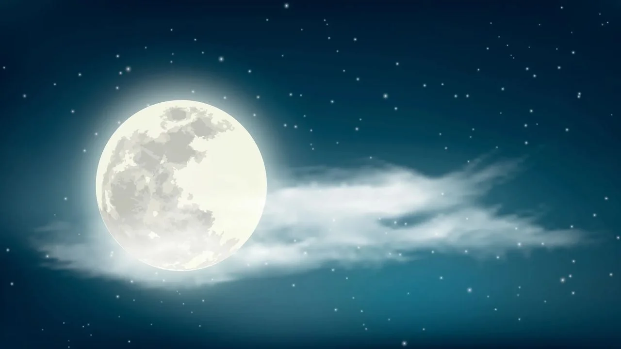 人盯着月亮久了，難免開始多想一點。（Shutterstock）