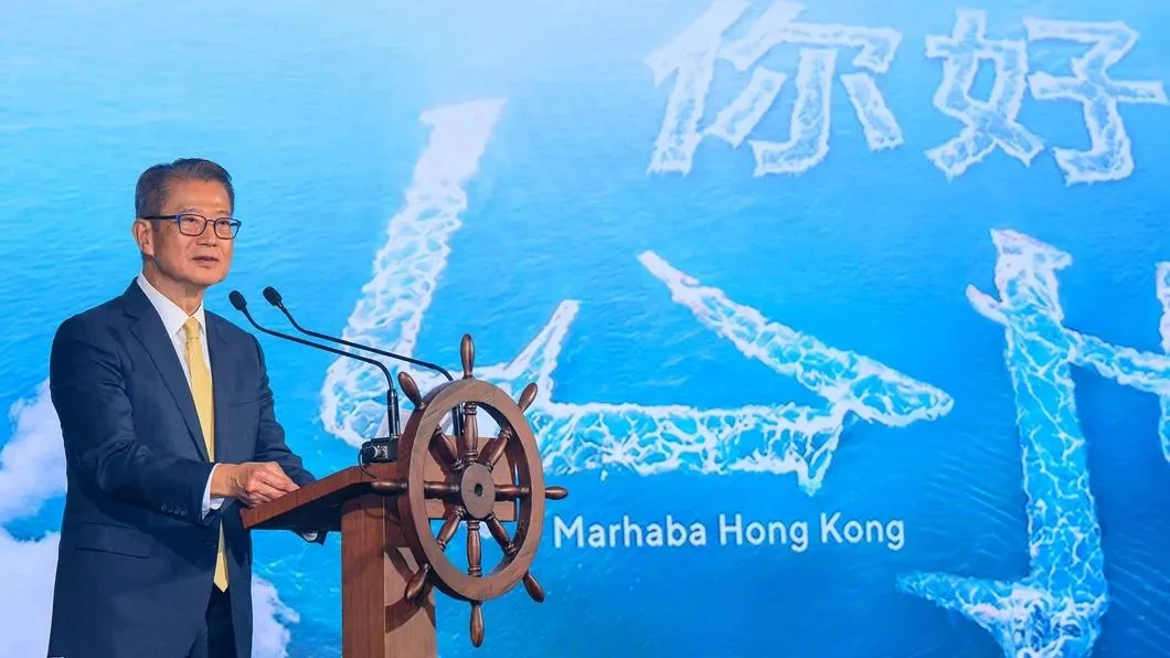 中東與香港的合作,正由金融擴展到產業導向的創科範疇,把彼此的經貿投資關係提升至更廣闊領域。(政府新聞處)