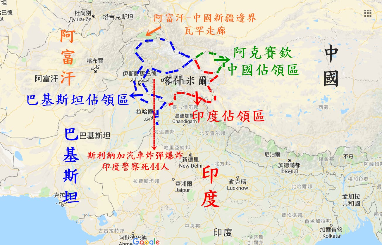喀什米爾不僅是印巴角力戰場，還有一旁虎視眈眈的中國- TNL The News Lens 關鍵評論網