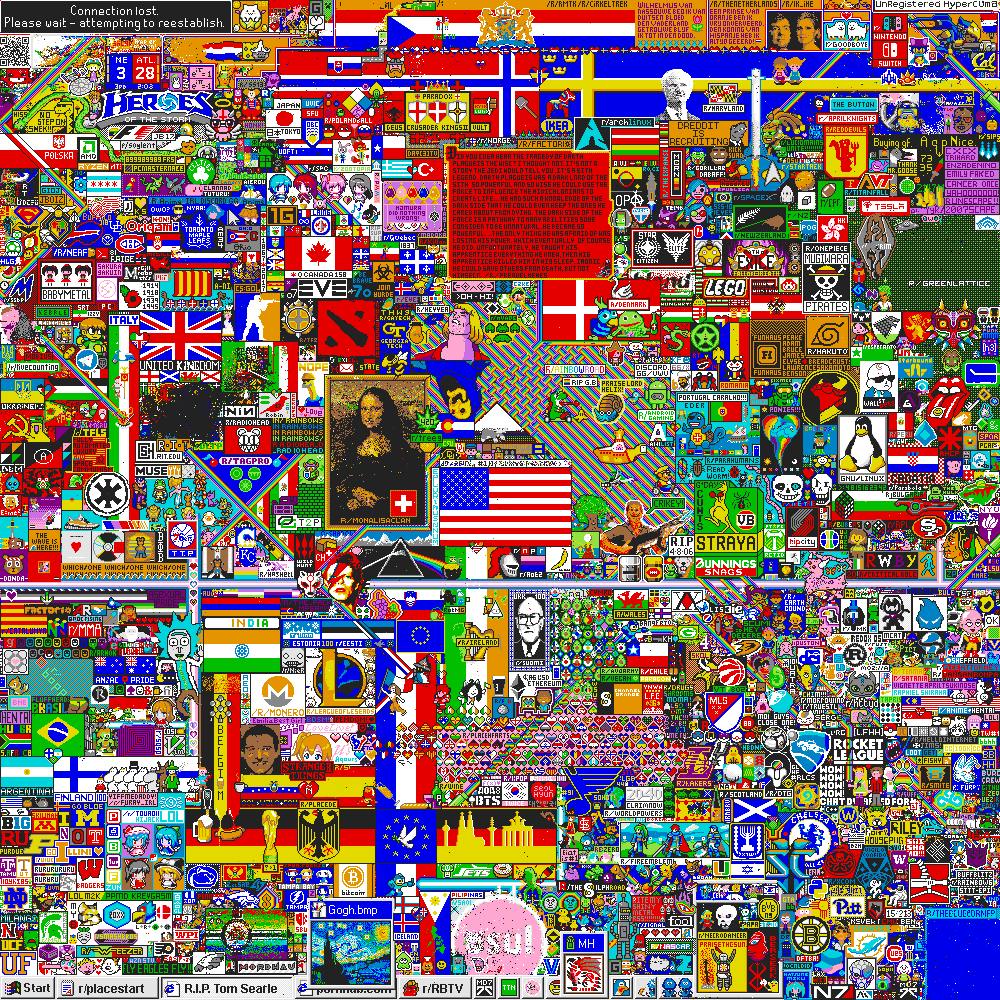 Reddit愚人節活動「r/place」：100萬鄉民集體作畫，他們創造了什麼？ - TNL The News Lens 關鍵評論網