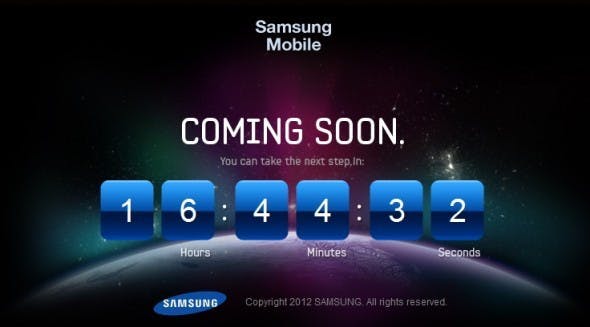 是Samsung Galaxy S3 神秘宣傳頁面上線這篇文章的首圖