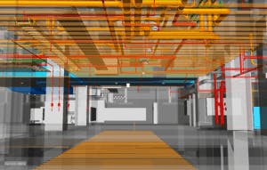 使用BIM技術提升MEP廠商思考效率。圖片提供 / 根基營造