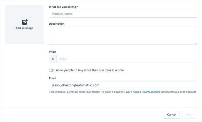 Wordpress PayPal