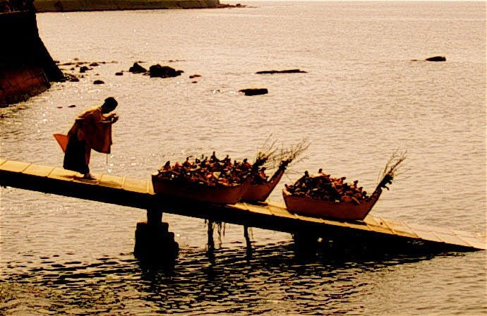 Sending off the boatloads of dolls.