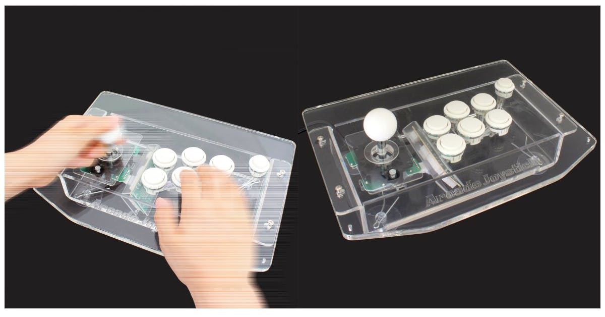 是客倌想練快打旋風嗎？來一支USB Acrylic Arcade Joystick大型電玩搖桿吧！這篇文章的首圖